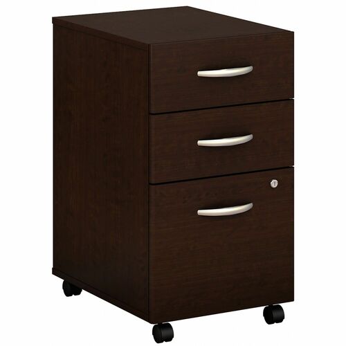 bbf Series C Lateral File - 15.71" Width x 20.28" Depth x 28.11" Height - 3 Drawer(s) - Mocha Cherry