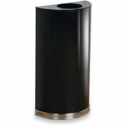 Picture of Rubbermaid Commercial 12 Gallon Half Round Steel Receptacle