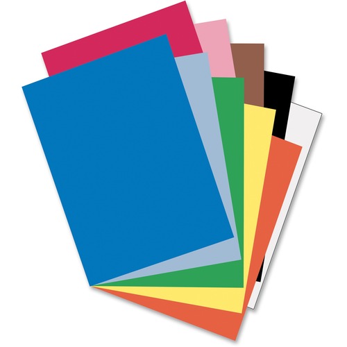 Riverside Construction Paper - Project - 24" Width x 18" Length - 1 / Pack - Assorted