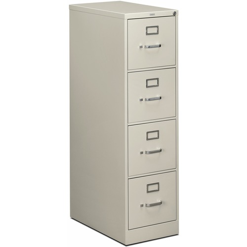 HON 510 H514 Vertical Column - 15" x 25" x 52" - 4 Drawer(s) - Finish: Light Gray