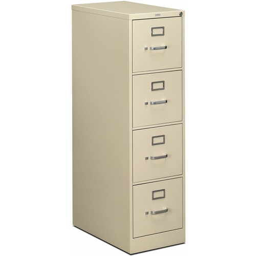 HON 510 H514 Vertical Column - 15" x 25" x 52" - 4 Drawer(s) - Finish: Putty