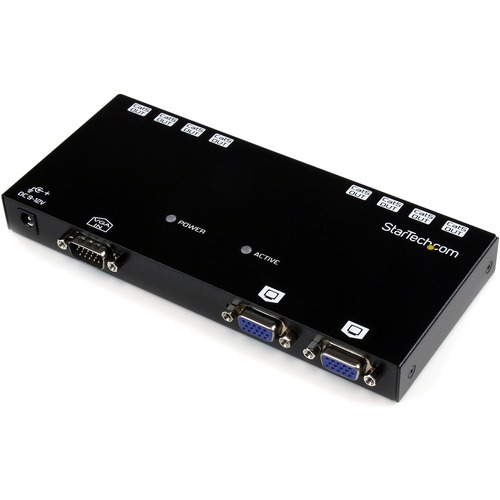 StarTech.com 8-Port VGA Video Extender over CAT5 - Extend and distribute a VGA signal to up to 8 displays over Cat5 cable