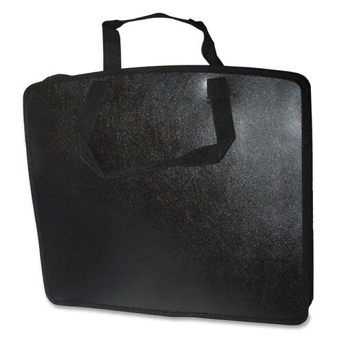 Filemode Carrying Case (Tote) Accessories - Black - Water Resistant, Tear Resistant - Polypropylene - Handle - 21" (533.40 mm) Height x 27" (685.80 mm) Width x 4" (101.60 mm) Depth - 1 Pack - Art Portfolios - VLB34060