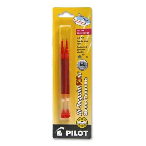 Pilot Hi-Tecpoint VR5/VR7 Refill - 0.5 mm Point - Red Ink - 2 / Pack - Lead Refills - PILVR5RR