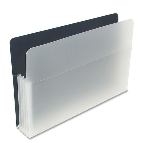 Winnable Legal File Pocket - 8 1/2" x 14" - 5 1/4" Expansion - Poly - Dark Blue, Clear - 1 Each - Expanding Pockets - WNNFPL51DB