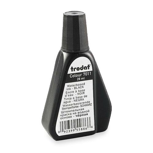 Trodat Black Ink For Stamp Pad - 1 Each - Black Ink - 28 mL