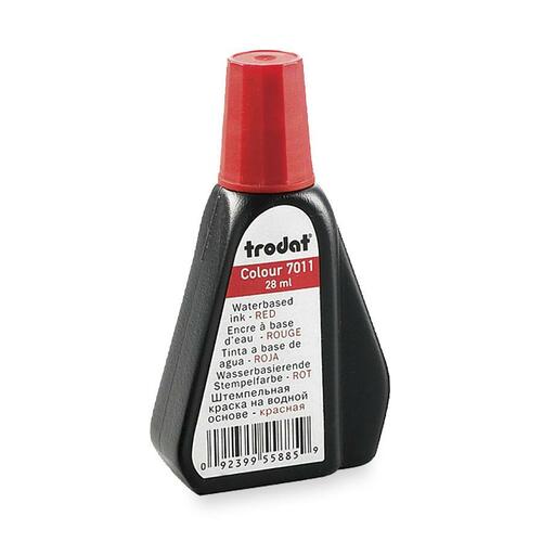 Trodat Red Ink For Stamp Pad - 1 Each - Red Ink - 28 mL = TRO22713