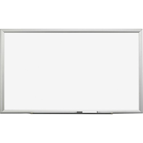 3M Premium Marker Board - 60" (5 ft) Width x 36" (3 ft) Height - White Porcelain Surface - Silver Aluminum Frame - Rectangle - Magnetic - Marker Tray - 1 Each
