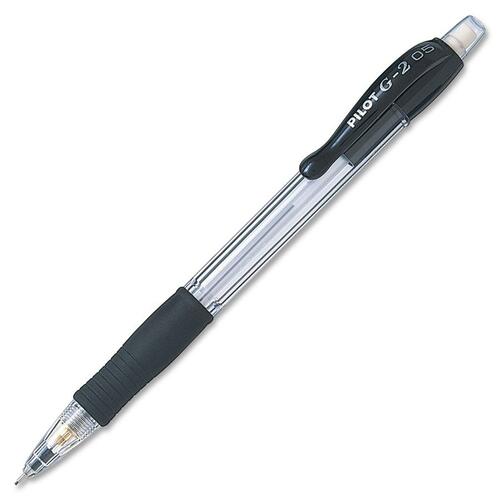 G2 Mechanical Pencil - 0.5 mm Lead Diameter - Refillable - Translucent Black Barrel - 1 Each - Mechanical Pencils - PILHG2185BK