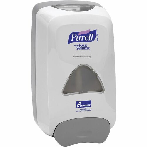 SKILCRAFT Purell FMX-12 Foam Soap Dispenser - Manual - 1200mL - Dove Gray