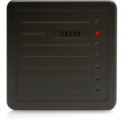 HID 125 kHz Wall Switch Proximity Reader - Contactless - Cable - 8" Operating Range - Wiegand - Wall Mountable - Gray