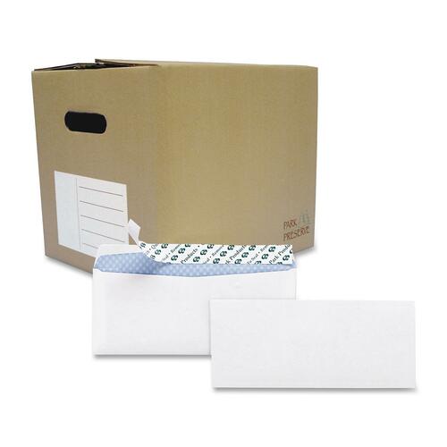 Quality Park Redi-Strip Business Envelope - Business - #10 - 9 1/2" Width x 4 1/8" Length - 24 lb - Gummed - Blue - Wove - 1000 / Carton