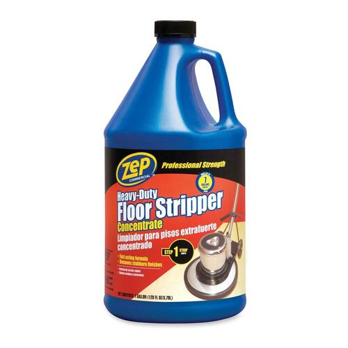 Zep Heavy-Duty Floor Striper Concentrate - For Floor - 128 fl oz (4 quart) - 1 Each - Heavy Duty, Disinfectant, Ammonia-free, Phosphate-free - Blue