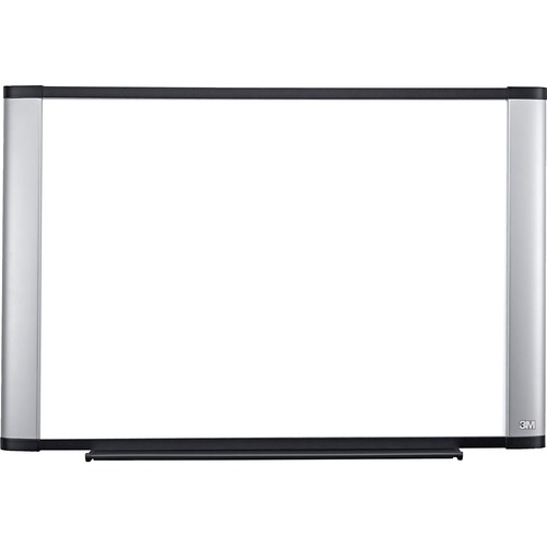 3M Premium Porcelain Magnetic Dry-erase Boards - 72" (6 ft) Width x 48" (4 ft) Height - White Porcelain Steel Surface - Silver Aluminum Frame - Rectangle - Magnetic - 1 / Each