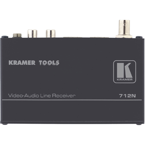 Kramer 712N Video Console - 1 Input Device - 1 Output Device - 1312.34 ft Range - 1 x Network (RJ-45) - Twisted Pair - Category 5 - Rack-mountable