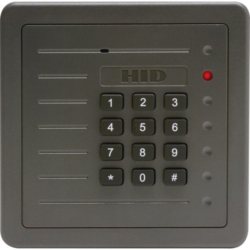 HID 125 kHz Wall Switch Proximity Reader - 8" Operating Range - Wiegand - Gray