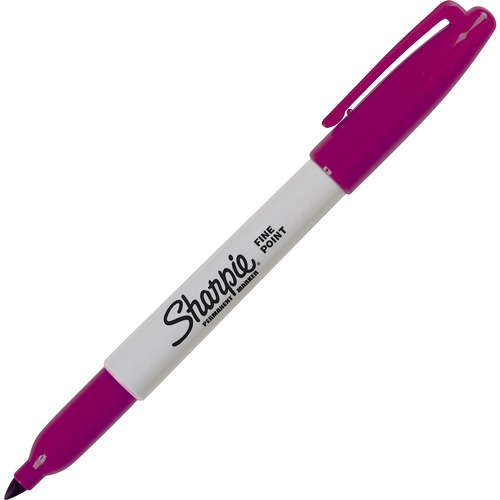 Sharpie Pen-style Permanent Marker - Fine Marker Point - Berry Alcohol Based Ink - 1 Each