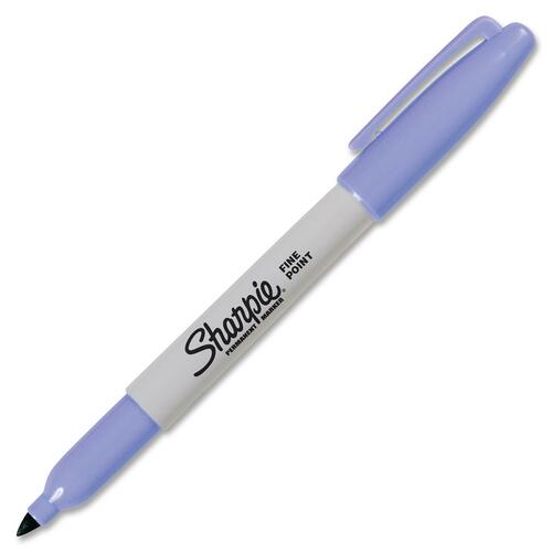 Sharpie Pen Style Permanent Marker - Fine Marker Point - Lilac Alcohol Based Ink - 1 Each