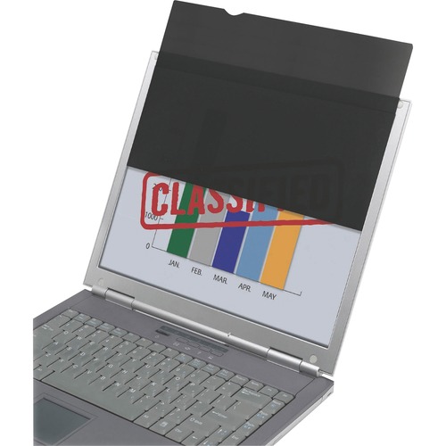 SKILCRAFT® Notebook/LCD Screen Privacy Filters - For 19" - Scratch Resistant, Fingerprint Resistant - Anti-glare - 1