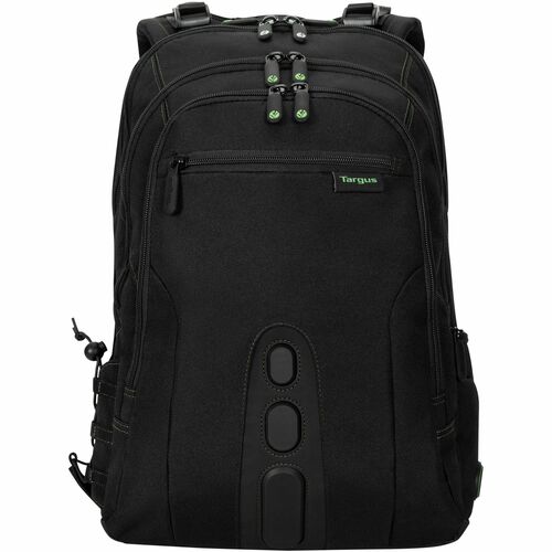 Targus Spruce EcoSmart Notebook Backpack - Bump Resistant, Drop Resistant, Scratch Resistant - Polyester Body - Checkpoint Friendly - Shoulder Strap - 18.8" Height x 13" Width x 5.3" Depth - 7.13 gal Volume Capacity - 1 Each