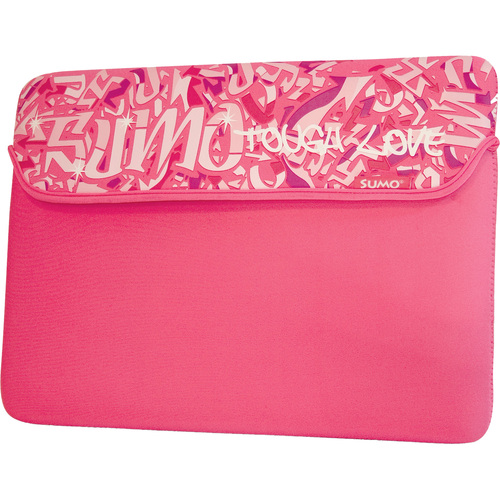 SUMO Graffiti 15" MacBook Pro Sleeve - 11" x 14.75" x 1" - Neoprene - Pink