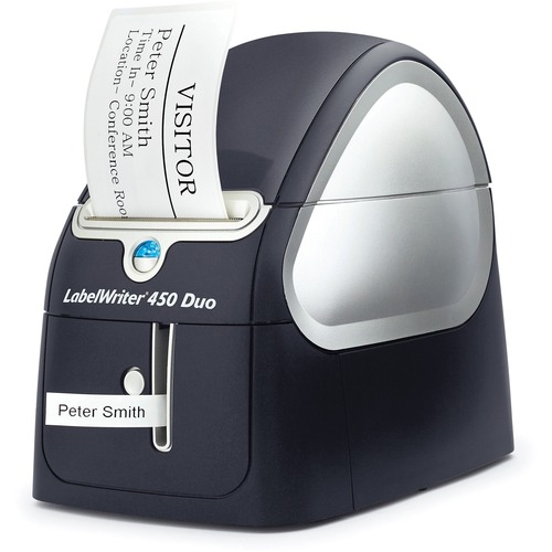 LabelWriter 450 Duo Direct Thermal Printer - Monochrome - Label - USB - Platinum - 0.8 Second Mono - 600 x 300 - Mills | Office Experts