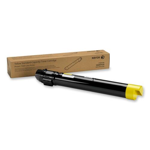 Xerox Toner Cartridge - Laser - Standard Yield - 9600 Pages - Yellow - 1 Each