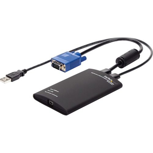 StarTech.com KVM Console to USB 2.0 Portable Laptop Crash Cart Adapter - Notebook Netbook Crash cart adapter - Compact - KVM to USB Notebook Portable KVM Console - Turn any laptop into a console for headless servers, PCs, ATMs, kiosks and more - usb crash