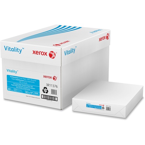 Xerox Vitality Multipurpose Printer Paper, 100% Recycled - Copy & Multi ...