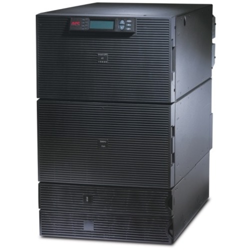APC by Schneider Electric Smart-UPS On-Line SURT15KRMXLT-1TF10K 15 kVA Tower/Rack Mountable UPS - 12U Rack-mountable - 2.50 Hour Recharge - 8 Minute Stand-by - 220 V AC Input - 208 V AC, 120 V AC Output - 1 x Hard Wire 4-wire, 2 x NEMA L14-30R, 2 x NEMA L