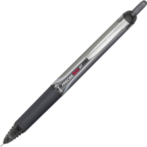 Pilot Precise V5 RT Extra-Fine Premium Retractable Rolling Ball Pens - Bar-coded - Extra Fine Pen Point - 0.5 mm Pen Point Size - Needle Pen Point Style - Retractable - Black - 1 Each