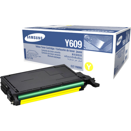 Samsung CLT-Y609S Toner Cartridge - Laser - Standard Yield - 7000 Pages - Yellow - 1 Each - Laser Toner Cartridges - SASCLTY609S