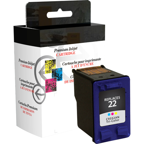 West Point Products No. 22 Tri-Color Ink Cartridge - Cyan, Magenta, Yellow - Inkjet