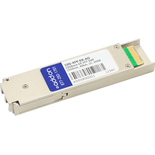 Brocade (Formerly) 10G-XFP-ER Compatible TAA Compliant 10GBase-ER XFP Transceiver (SMF, 1550nm, 40km, LC, DOM) - 100% compatible and guaranteed to work