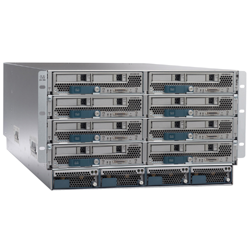Cisco UCS 5108 Blade Server Cabinet - Rack-mountable - 6U - 8 x Fan(s) Supported - 2x Slot(s)