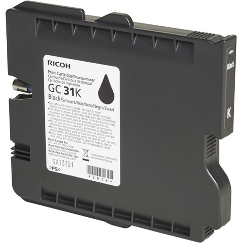 Ricoh Type GC 31K Original GelSprinter Ink Cartridge - Black - 1 Pack - 1920 Pages