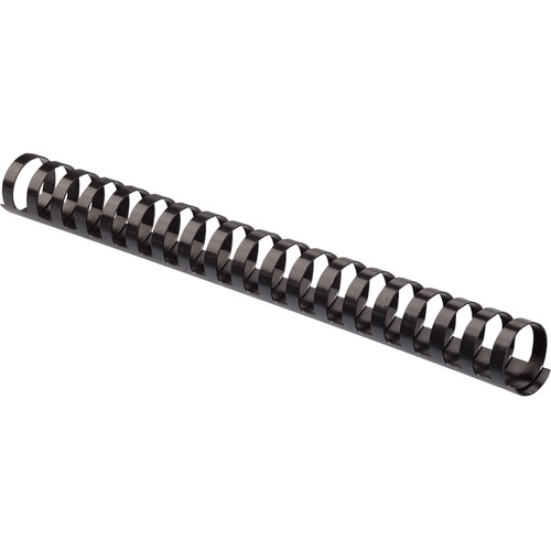 Fellowes Binding Comb - 1" (25.40 mm) Diameter - Black - 100 / Box - Binding Spines & Strips - FEL5232801