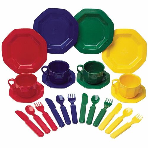 Learning Resources - Pretend & Play Dish Set - 3 Year to 6 Year - Plastic