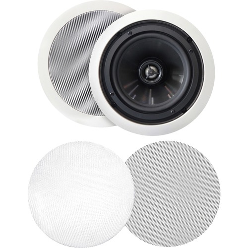 BIC America MSR-PRO6 2-way Speaker - 125 W RMS - White - 8 Ohm