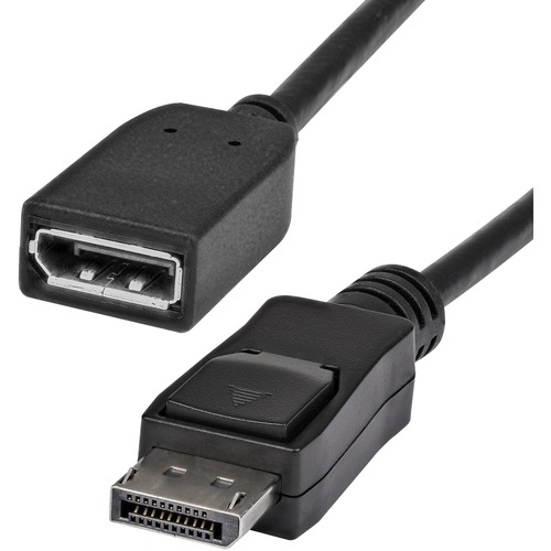 StarTech.com 6ft (2m) DisplayPort Extension Cable, 4K x 2K Video, DisplayPort Male to Female Extension Cable, DP 1.2 Extender Cable / Cord - 6ft/1.8m DisplayPort extension cable male to female; 4K x 2K video (3840x2400p 60Hz); DP 1.2/21.6 Gbps/HBR2/8Ch Au