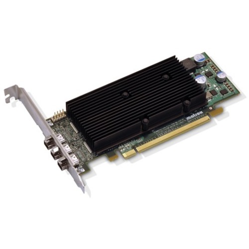 Matrox M-Series M9138 Graphics Card - PCIe x16 - Low Profile - Triple Monitor Capabilities - 2560x1600 Maximum Resolution - 1GB Memory - Independent Desktop Mode - Stretched Desktop Mode -Clone Mode