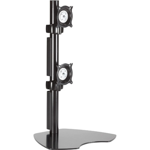Chief Vertical Dual Display Desk Mount - For Displays 10-30" - Black - 10" to 30" Screen Support - 70 lb Load Capacity - Flat Panel Display Type Supported - 29.8" Height x 18" Width - Desktop - Steel - Black