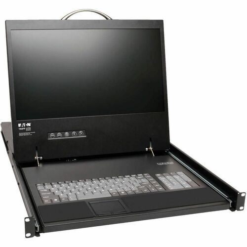 Eaton Tripp Lite Series NetCommander 16-Port Cat5 KVM over IP Switch - 19 in. LCD, 1 Remote + 1 Local User, 1U Rack-Mount, TAA - 16 Computer(s) - 19" - 16 x RJ-45 Keyboard/Mouse/Video - 1U Height