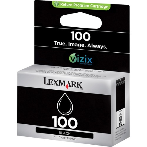 Lexmark No. 100 Original Ink Cartridge - Inkjet - Black - 1 Each