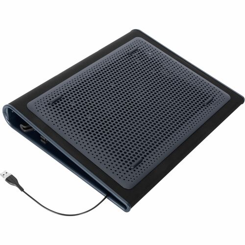 Targus Chill Mat Cooling Stand - TAA Compliant - Upto 17" Screen Size Notebook Support - 2 Fan(s) - Neoprene, Plastic - Black - TAA Compliant