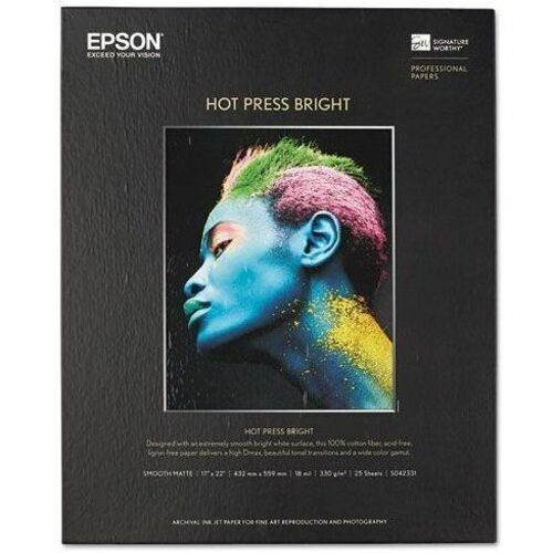 Epson Hot Press Bright Fine Art Paper