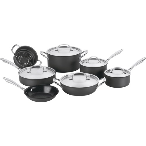 Conair GreenGourmet GG-12 Cookware Set - Skillet 8" Diameter, Deep Frying 10" Diameter, Saucepan 1.5quart Diameter, Pan 3quart Diameter, Dutch Oven 6quart Diameter, Steamer Insert Diameter