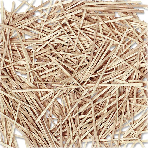 Creativity Street Flat Wood Toothpicks - Wood - 2500 / Box - Natural