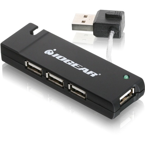 IOGEAR 4-port Hi-Speed USB 2.0 Hub - 4 x 4-pin Type A USB 2.0 USB - External - USB Hubs - IOGGUH285W6