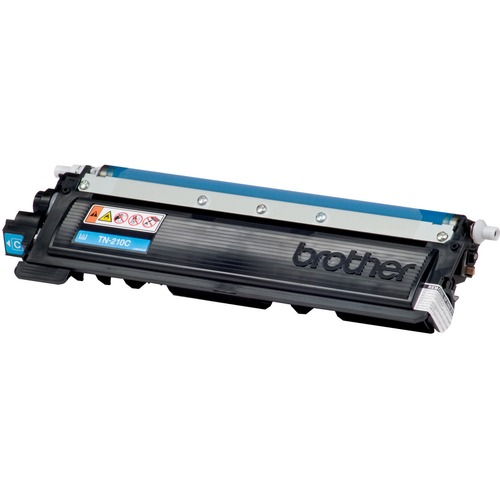 Brother Genuine TN210C Cyan Toner Cartridge - Laser - 1400 Pages - Cyan - 1 Each